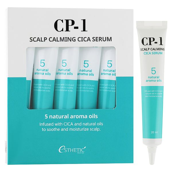 Сироватка заспокійлива для шкіри голови Esthetic House CP-1 Scalp Calming Cica Serum 5х20 мл CP0022 фото