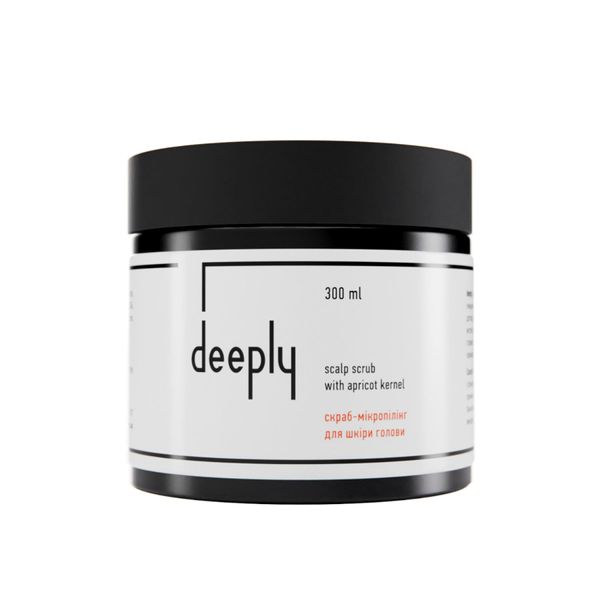 Скраб deeply scalp scrub with apricot kernel для шкіри голови 300 мл DP0004 фото