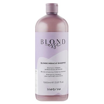 Inebrya Blonde Miracle Shampoo Хелатуючий шампунь для блонду 1000 мл IN0057 фото