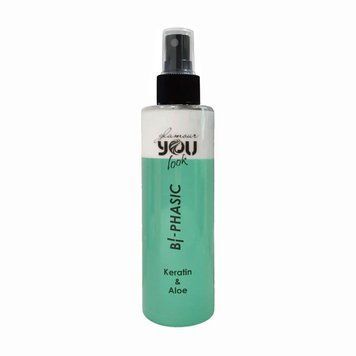 YouLook Bi-Phase Keratin & Aloe Незмивний спрей для розплутування волосся YL036 фото