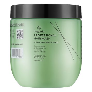 Bogenia Keratin Recovery Professional Hair Mask Маска для волос "Кератиновое восстановление" 500 мл BG0002 фото