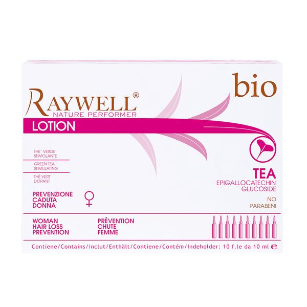 Raywell BIO TEA Ампулы женские против выпадения волос 10х10 мл RW0050 фото