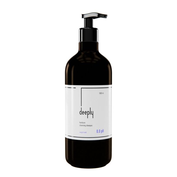 Шампунь глубокой очистки deeply Hardcore Cleansing Shampoo жесткий 8.0 pH 1000 мл DP0002 фото