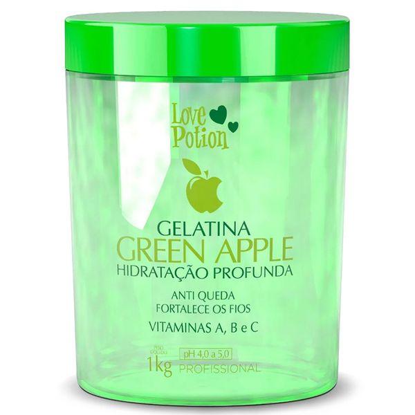 LOVE POTION Gelatina Green Apple - Колагеновий відновлювач 1000 мл LP00014 фото