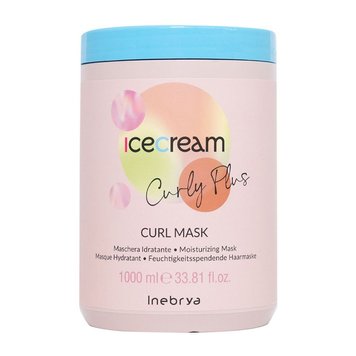 Inebrya Ice Cream Curly Plus Curl Mask Маска для кудрявых и химически завитых волос 1000 мл IN0060 фото