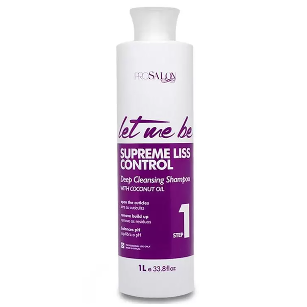 Шампунь глибокого очищення Let me be Supreme Liss Control Deep Cleansing Shampoo 1000 мл LMB0020 фото