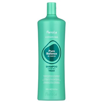 Fanola Vitamins Pure Balance Be Complex Shampoo Vegan Шампунь против жирной кожи головы 1000 мл FN0039 фото