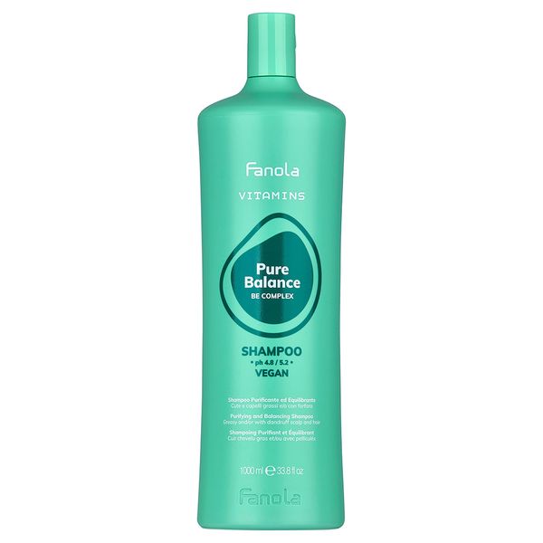 Fanola Vitamins Pure Balance Be Complex Shampoo Vegan Шампунь проти жирної шкіри голови 1000 мл FN0039 фото