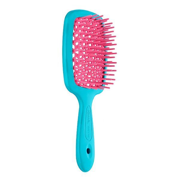 Janeke SUPERBRUSH TURQUOISE/PINK. Расческа. арт 86SP234AR 86SP234AR фото