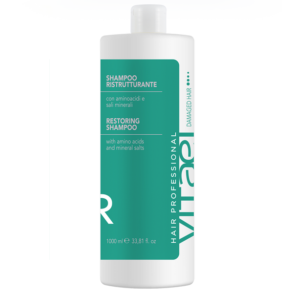 VITAEL DAMAGED HAIR RESTORING SHAMPOO Шампунь відновлюючий для пошкодженного волосся 1000 мл VTL0009 фото