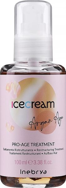 Inebrya Ice Cream Argan Age Treatment Oil Арганова олія проти посічених кінчиків IN0065 фото