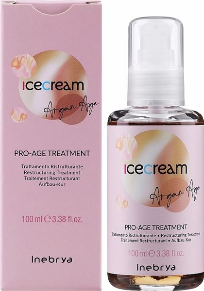 Inebrya Ice Cream Argan Age Treatment Oil Аргановое масло против секущихся кончиков IN0065 фото