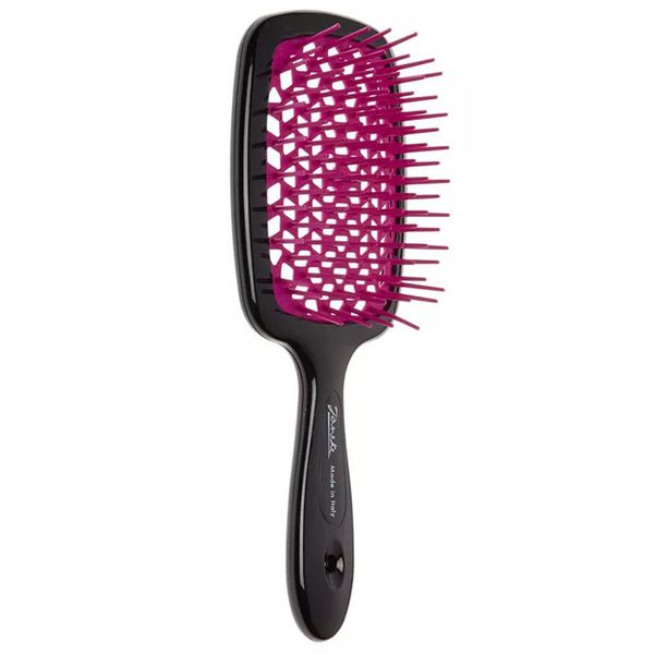 Janeke SUPERBRUSH-small BLACK/FUCHSIA. Гребінець арт. 71SP234 FUX 71SP234 FUX фото