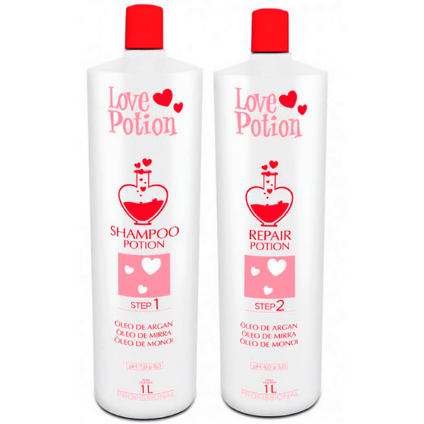 Кератиновый набор для волос Love Potion Keratin 2x 1000 мл LP0006 фото