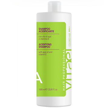 VITAEL COLORED HAIR ACIDIFYING SHAMPOO Шампунь для фарбованого волосся 1000 мл VTL0003 фото