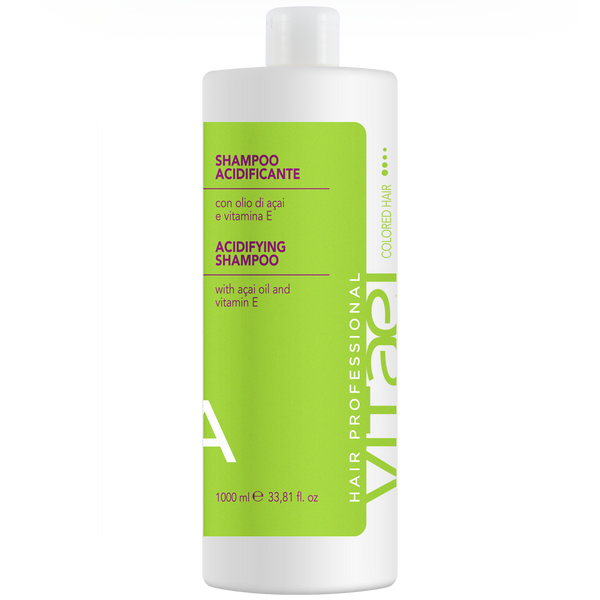 VITAEL COLORED HAIR ACIDIFYING SHAMPOO Шампунь для фарбованого волосся 1000 мл VTL0003 фото