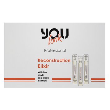 YouLook Reconstruction Elixir відновлюючий еліксир для волосся 10x10 мл YL0018 фото