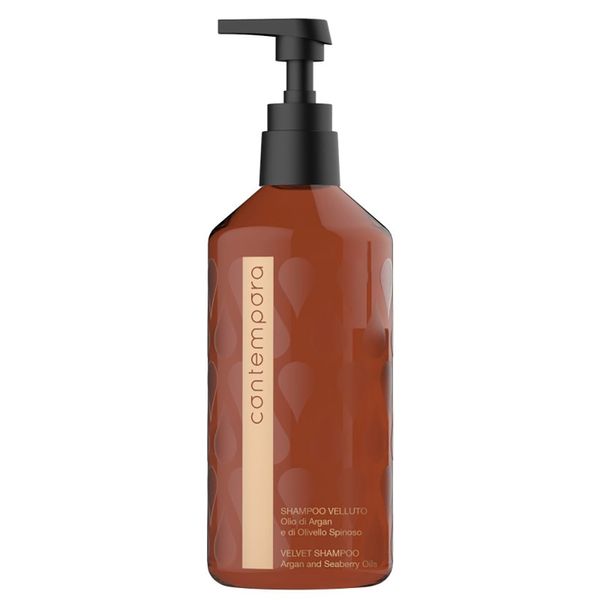 Contempora Argan and Seaberry Oils Shampoo Шампунь разглаживающий Сияющий бархат с маслом аргана и облепихи 500 мл cont94571 фото