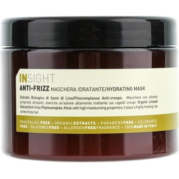 Insight Anti-Frizz Hydrating Mask Маска зволожуюча для всіх типів волосся 500 мл IDH0007 фото