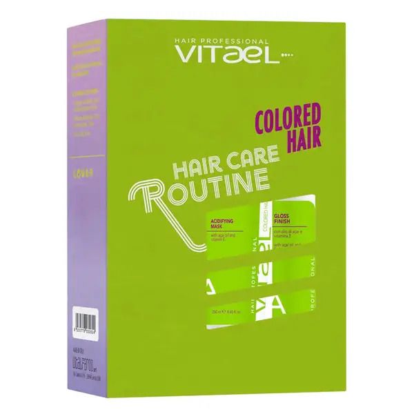 VITAEL COLORED HAIR ACIDIFYING BOX Набір для фарбованого волосся VTL0024 фото