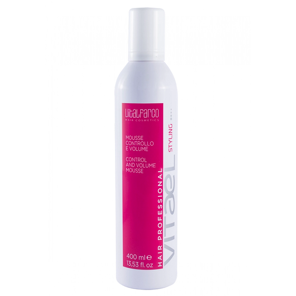 VITAEL STYLING CONTROL AND VOLUME MOUSSE Пена для волос для придания формы и структуры прически 400 мл VTL0019 фото