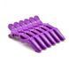 Hair Expert Toni&Guy Clip Зажимы-крокодилы, х6, Фиолетовые HE111164 фото