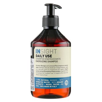 Insight Daily Use Energizing Shampoo Шампунь энергетический для ежедневного ухода за волосами всех типов 400 мл IDH0015 фото